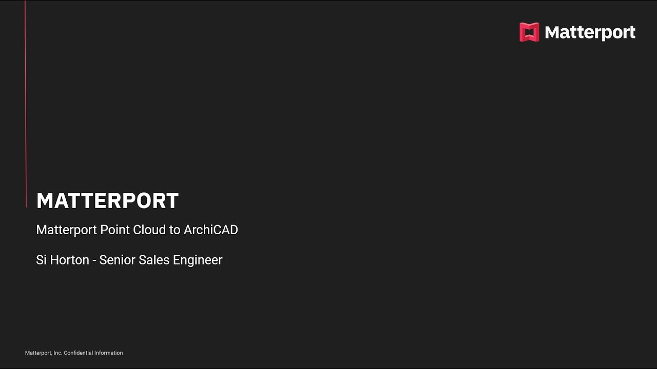 Matterport Point Cloud to ArchiCAD Workflow