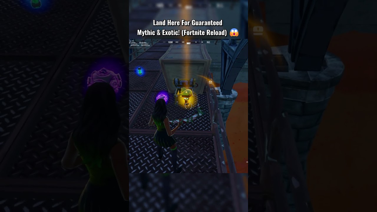 Guaranteed MYTHIC & EXOTIC Spot in Reload! 😱 (Fortnite C6 S4) #Fortnite #Fortniteclips #shorts