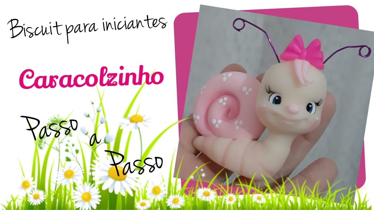 Passo a passo Caracolzinho de biscuit - Biscuit para iniciantes