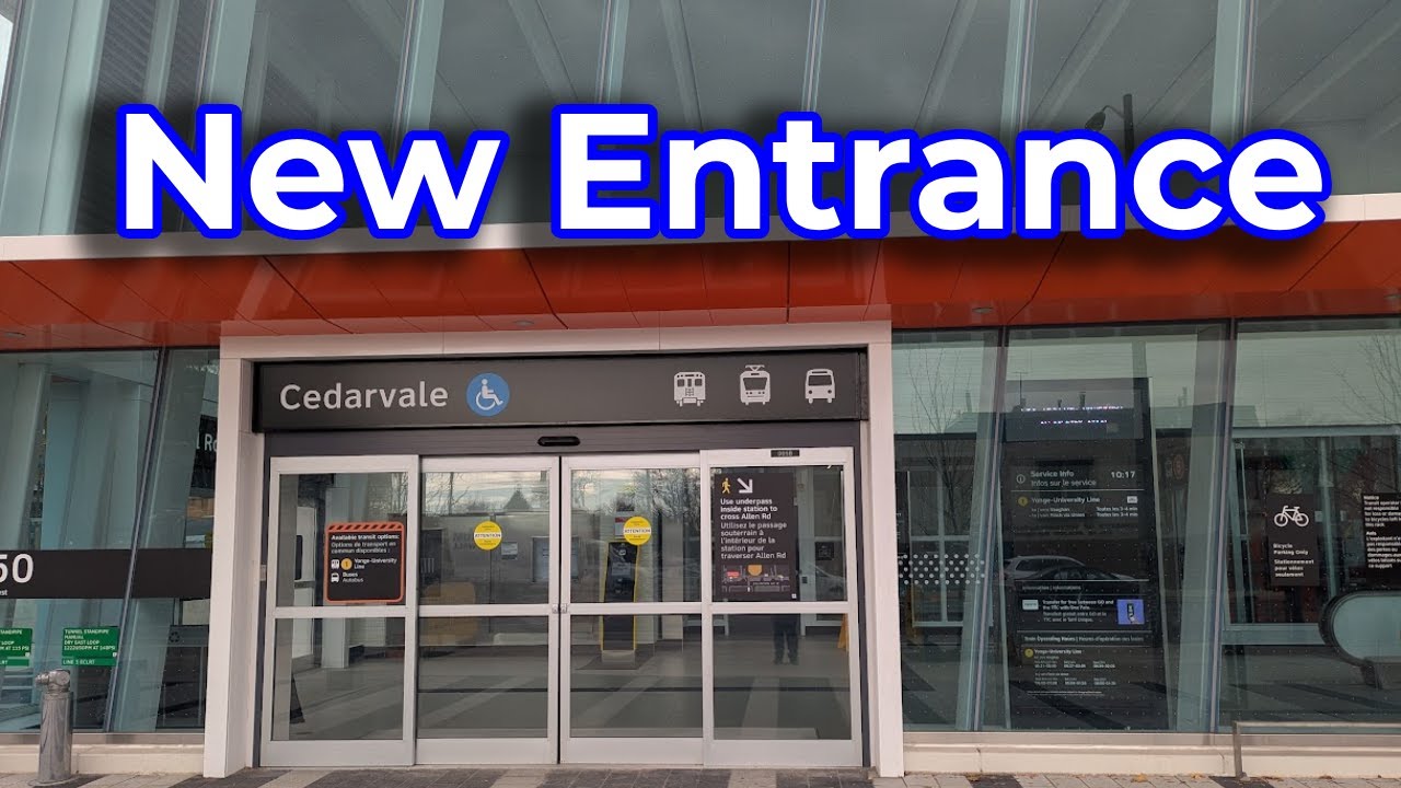 Exploring the NEW Cedarvale TTC Station Entrance & Concourse!