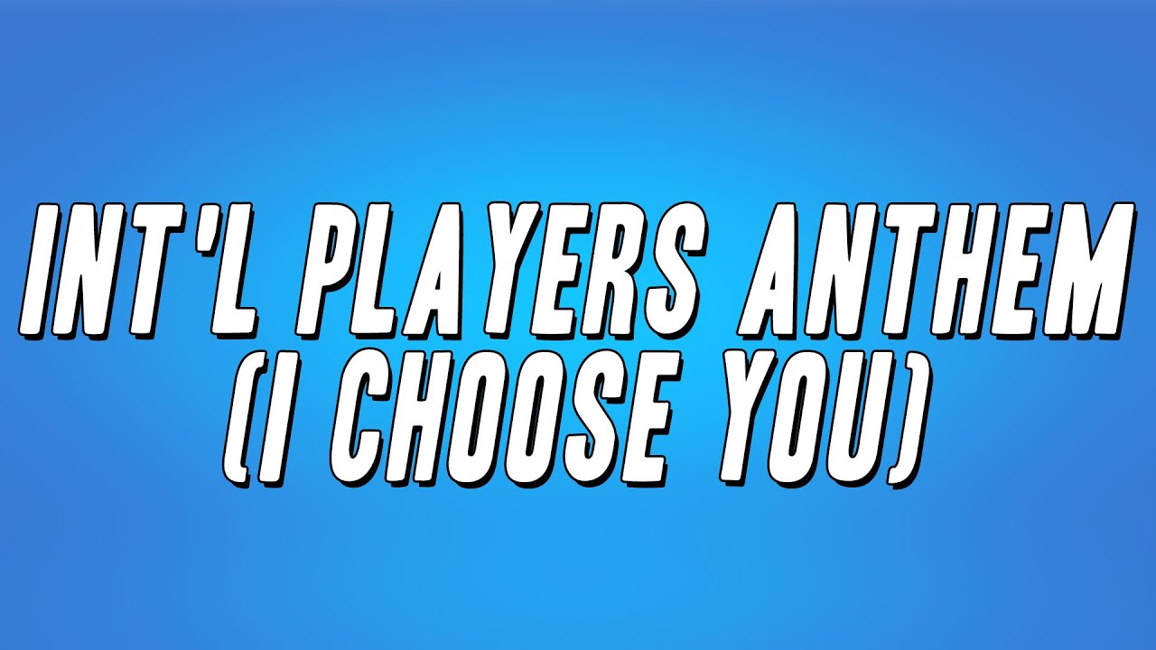 UGK - Int'l Players Anthem (I Choose You) (Lyrics)