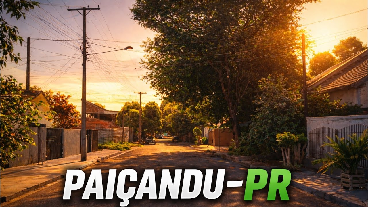 COMO SÃO AS RUAS DO INTERIOR PARANAENSE...