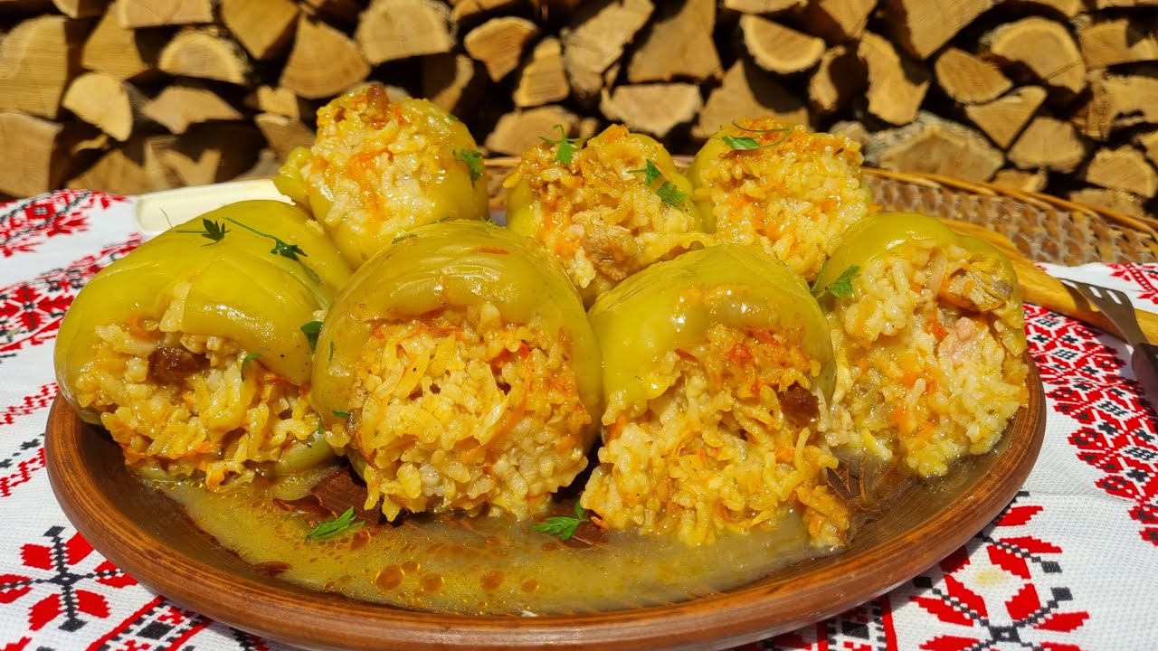 ARDEI UMPLUTI dupa RETETA SIMPLA a BUNICII/ФАРШИРОВАННЫЙ ПЕРЕЦ по БАБУШКОМУ РЕЦЕПТУ/STUFFED PEPPERS!