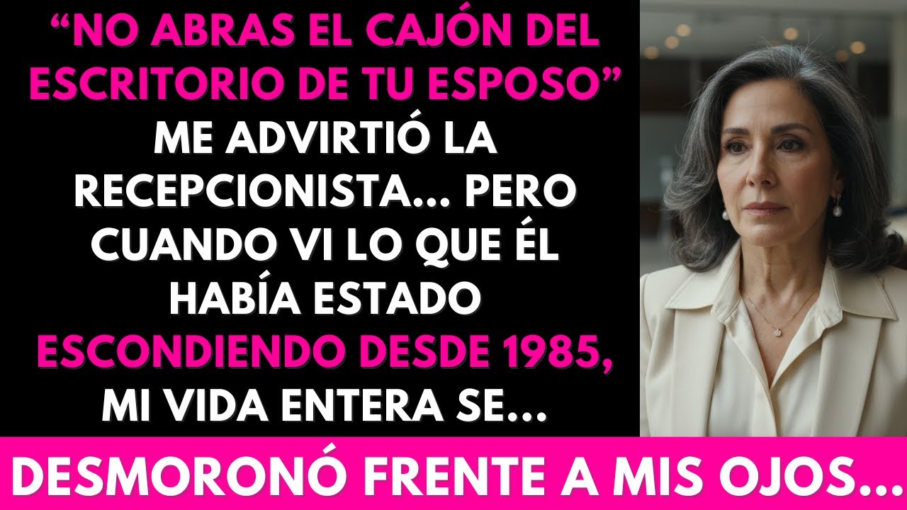 No abras la carpeta de tu esposo”, me dijo la recepcionista  “Lo que encontré ahí me hizo temblar
