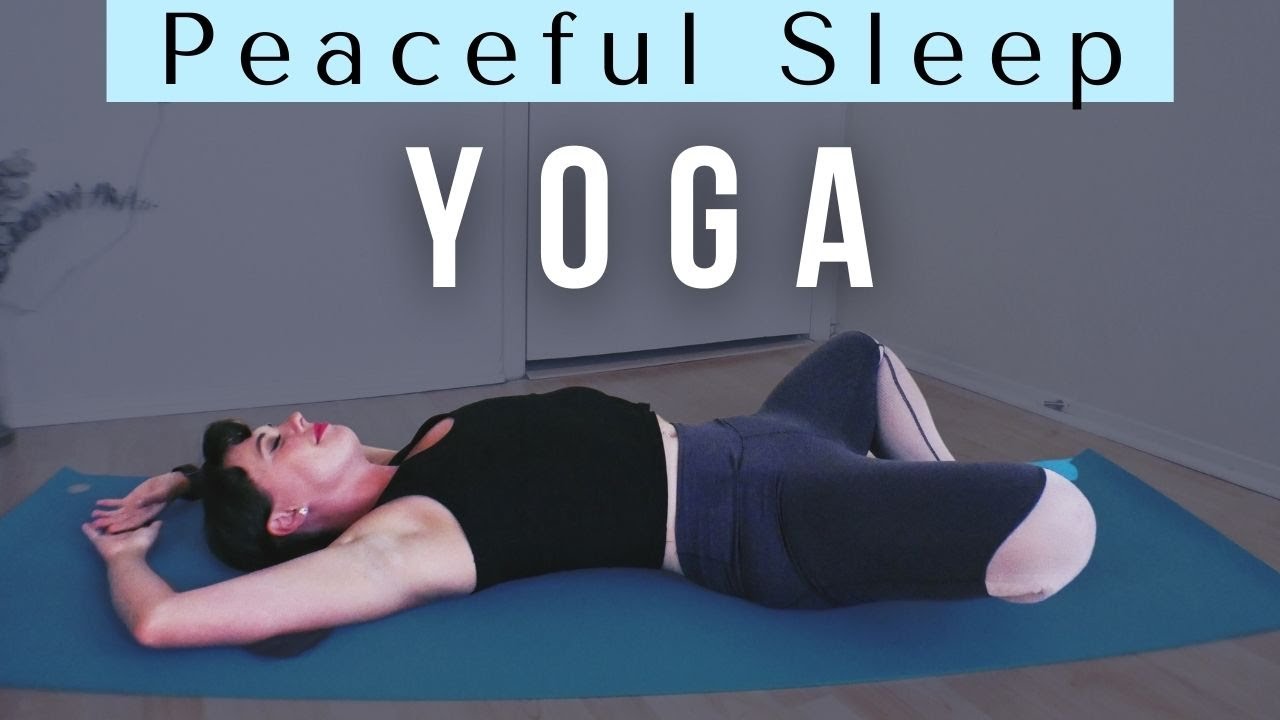 Yoga for Peaceful Sleep | 30 Minute Restorative Yoga for Low Back Pain