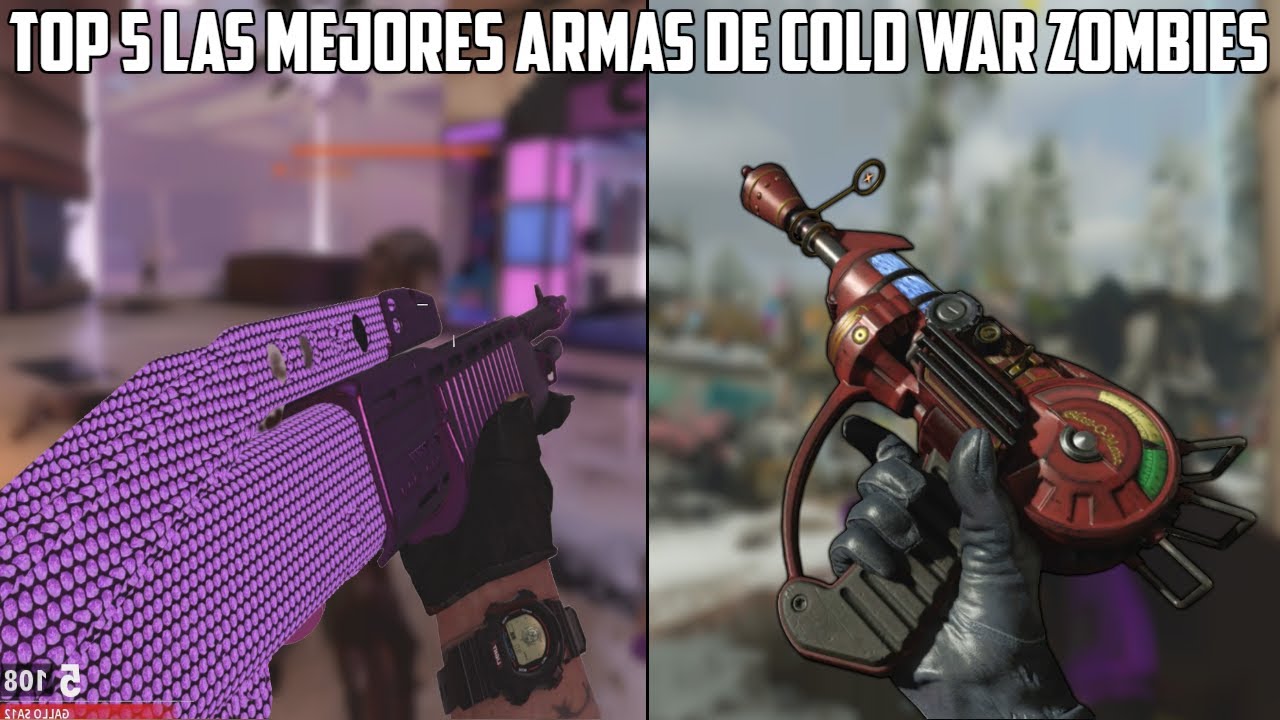 TOP 5 "LAS MEJORES ARMAS DE COLD WAR ZOMBIES" | CALL OF DUTY: BLACK OPS COLD WAR ZOMBIES