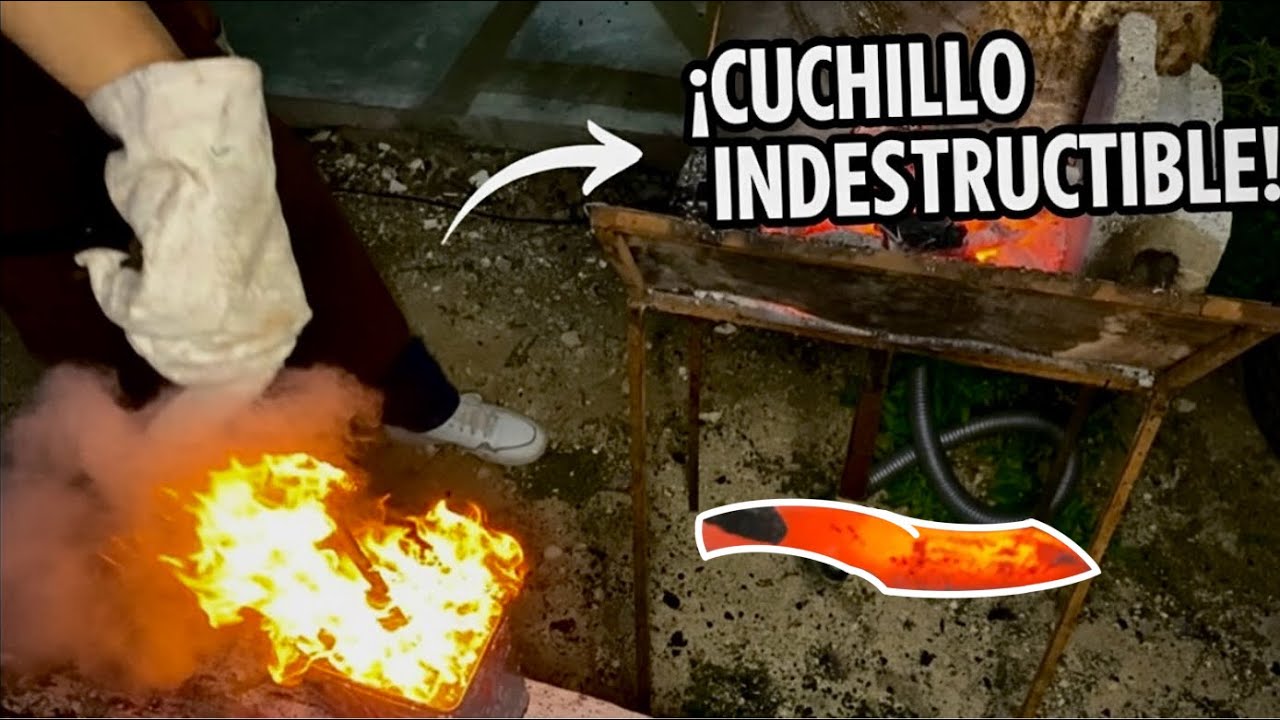 Como Hacer tu Primer CUCHILLO Desde CERO  #4 |Normalizado, TEMPLADO y Revenido (TRATAMIENTO TÉRMICO)