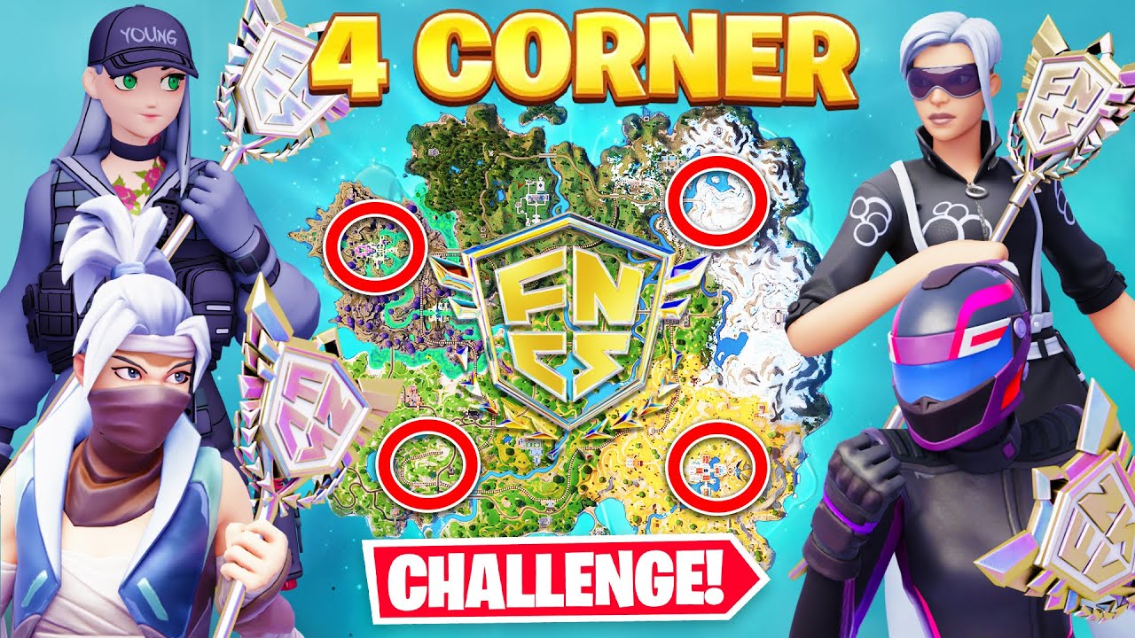 Челлендж FNCS CHAMPIONS 4 CORNER!