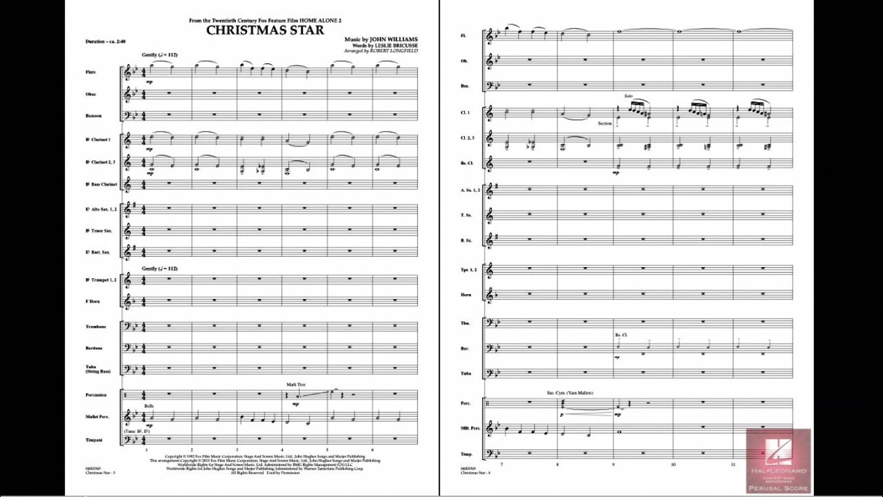 Christmas Star by John Williams/arr. Robert Longfield