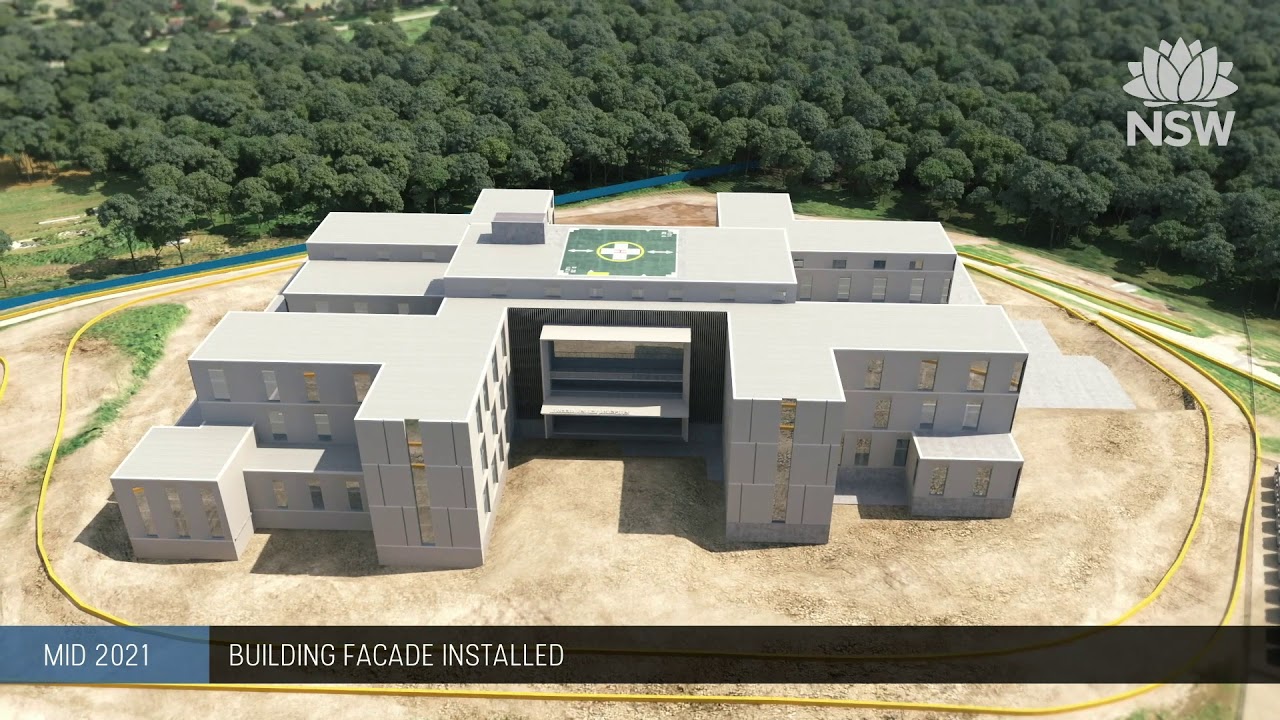 Tweed Valley Hospital - Construction Animation