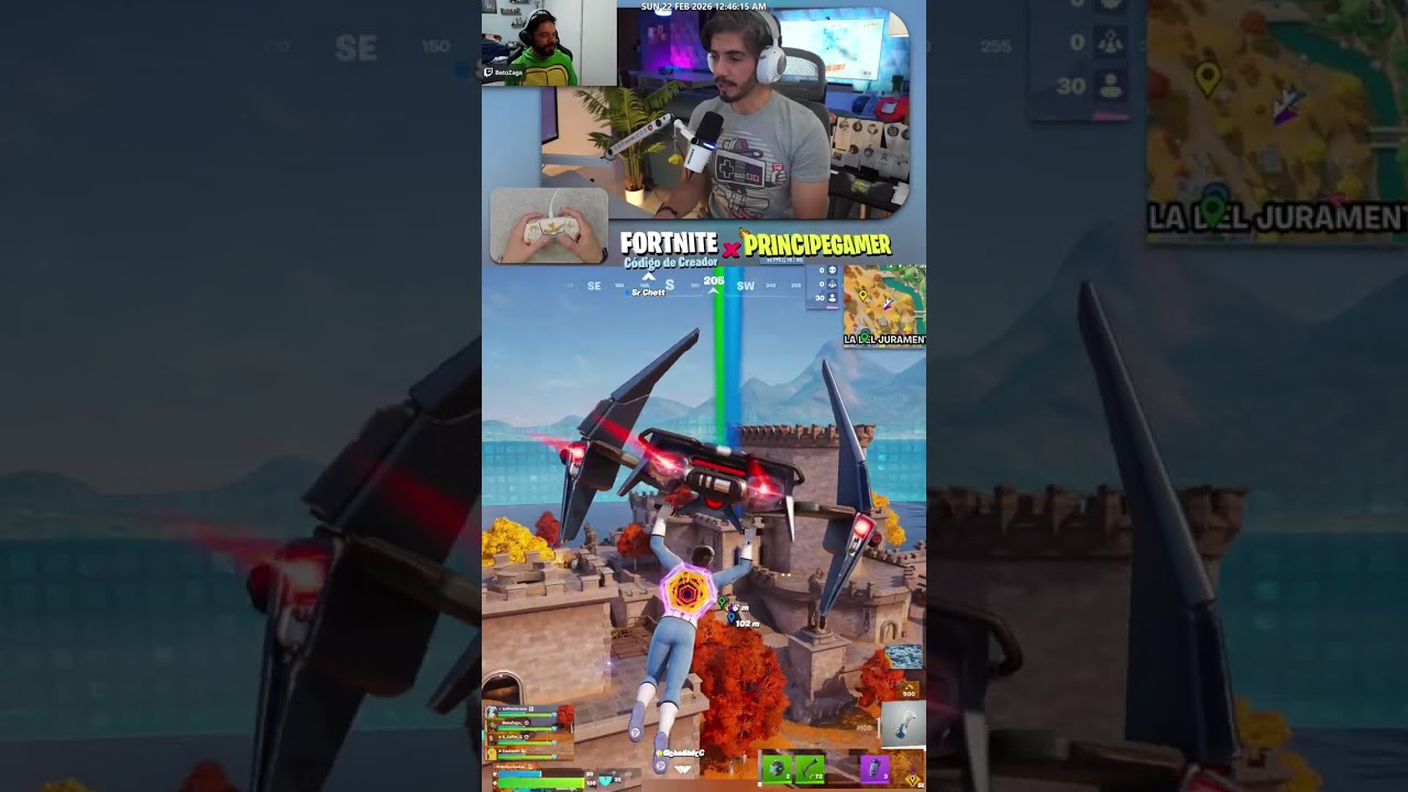 👑😏 Noche de Tiritos y Probamos el Reload de 8 jugadores | #fortnite #reload #multistream