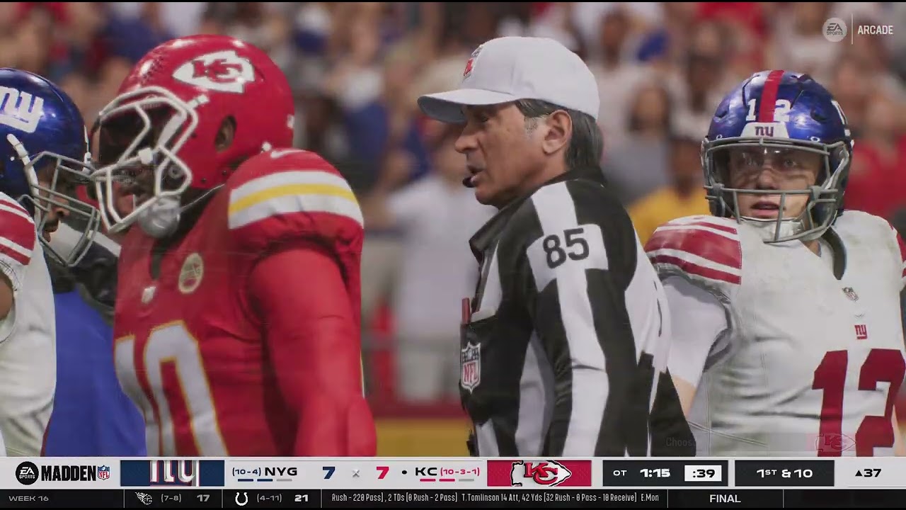 New York, Giants VS Kansas City Chiefs!!!