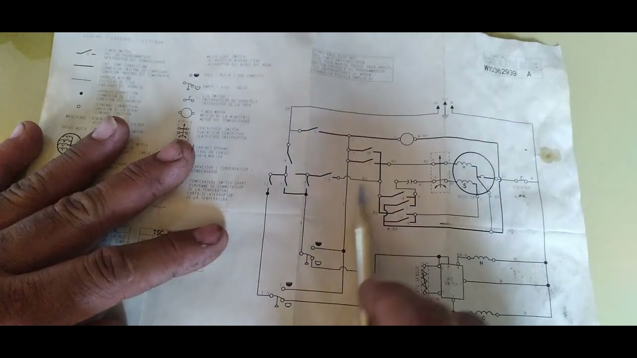 Spanish 🤔 Como Interpretar El Diagrama De Una Lavadora Whirlpool ó Kenmore.