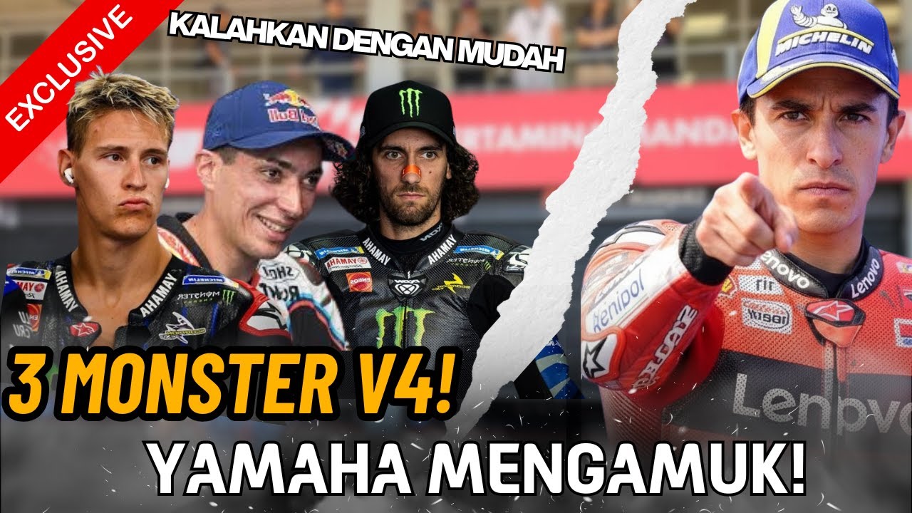 3 MONSTER YAMAHA V4 RESMI DIBONGKAR DI SEPANG MEMBUAT MARQUEZ PANIK⁉️ BERITA MOTOGP HARI INI