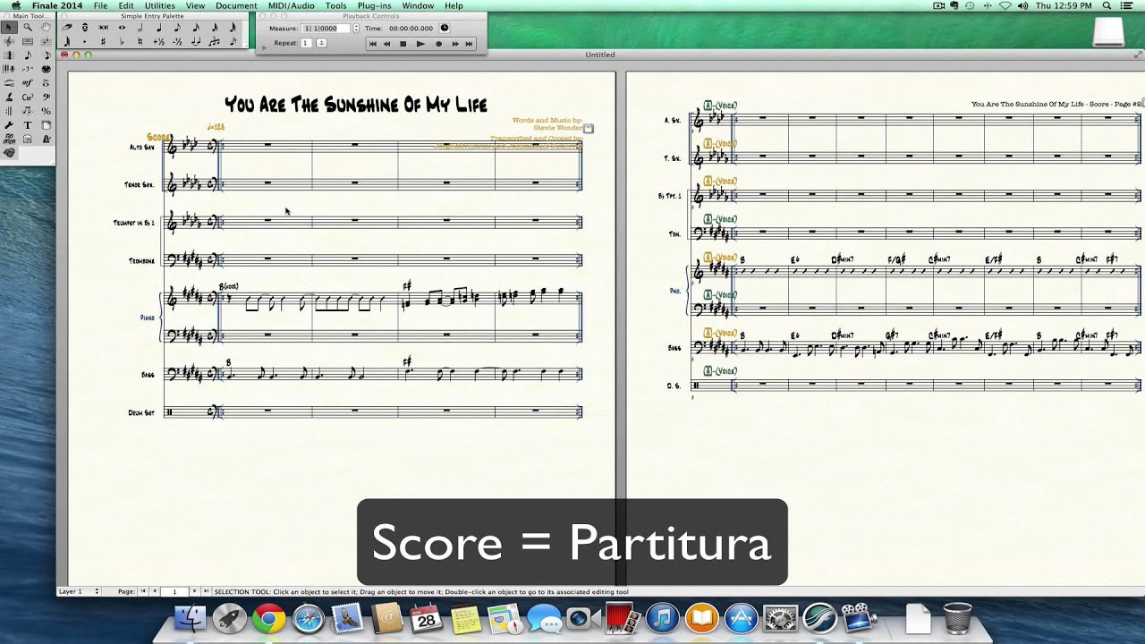 Moviendo Y Añadiendo Instrumentos en el Finale 2014 | Jorge Silvestrini