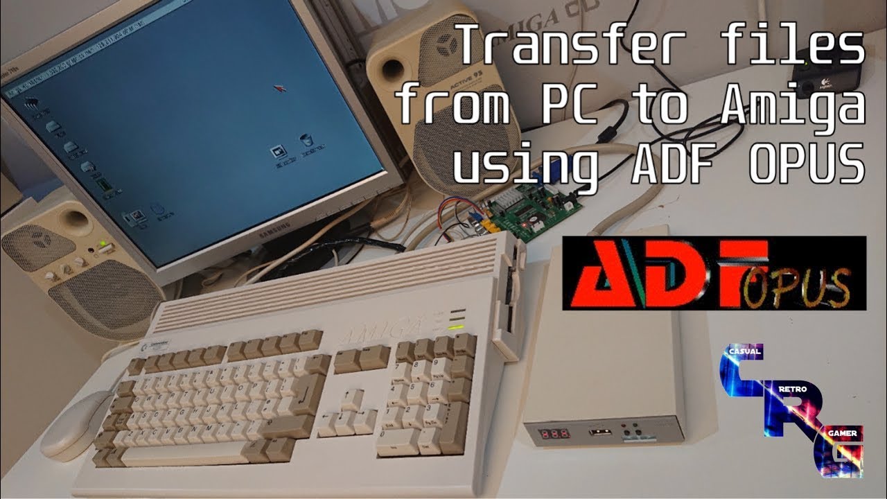 Transfer files from PC to Amiga using a gotek drive and ADF disk images