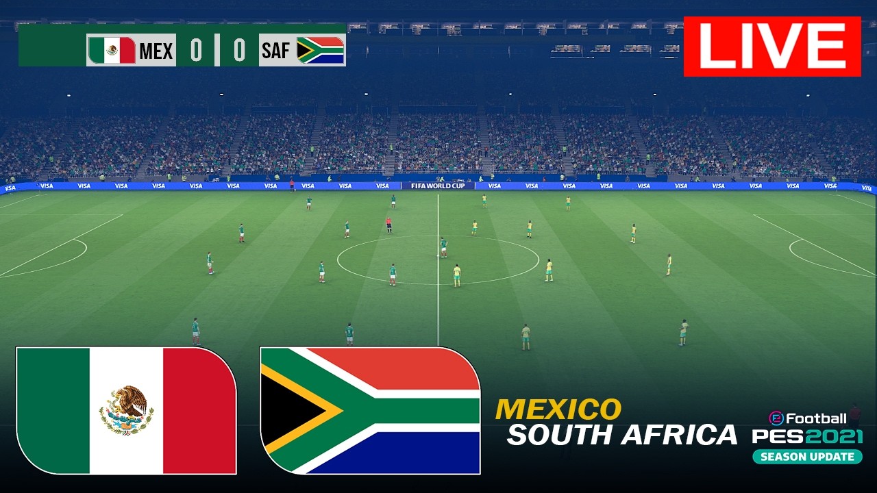 MEXICO vs SOUTH AFRICA - FIFA World Cup 2026 group stage | Match Today | Simulation PES