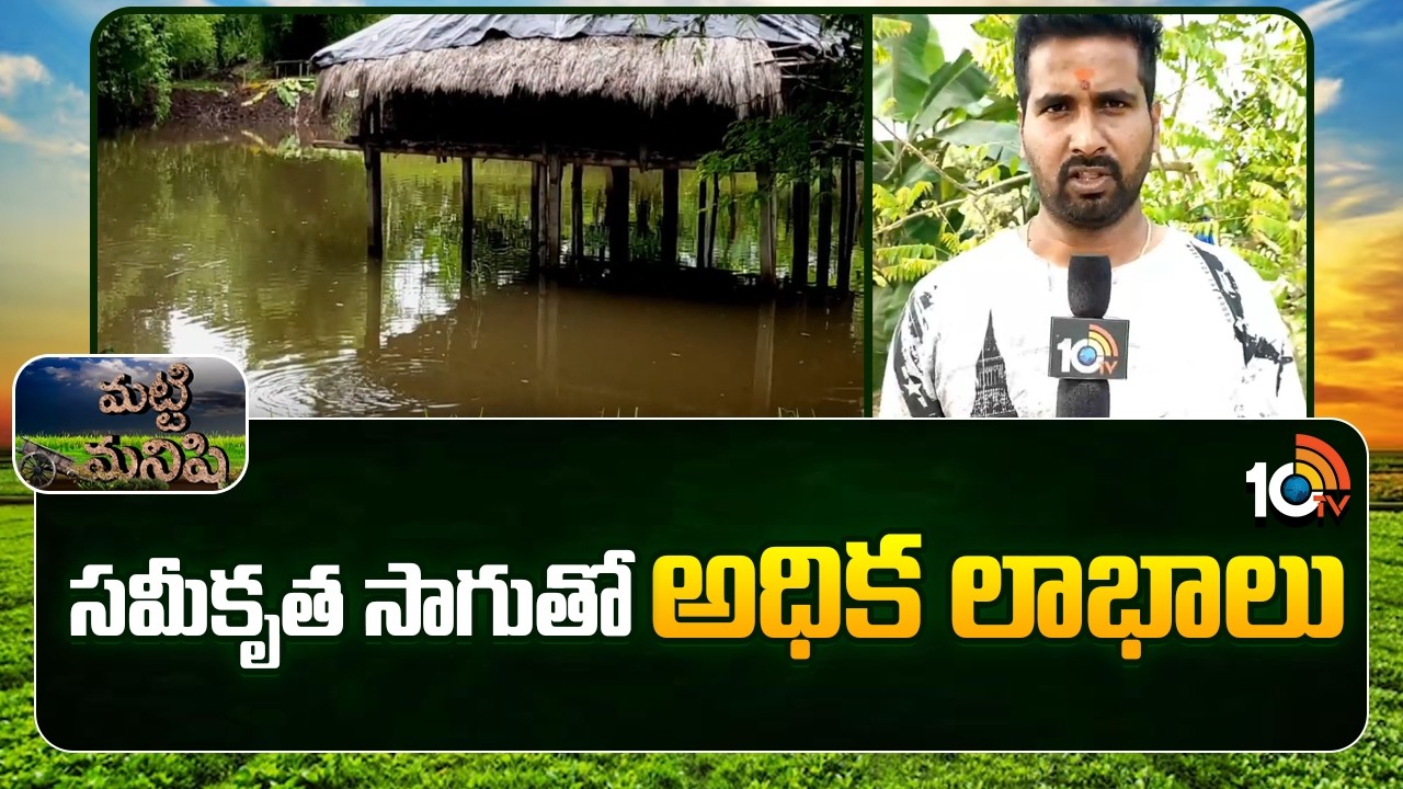 High profits with integrated farming | సమీకృత సాగుతో అధిక లాభాలు | Matti Manishi | 10TV News