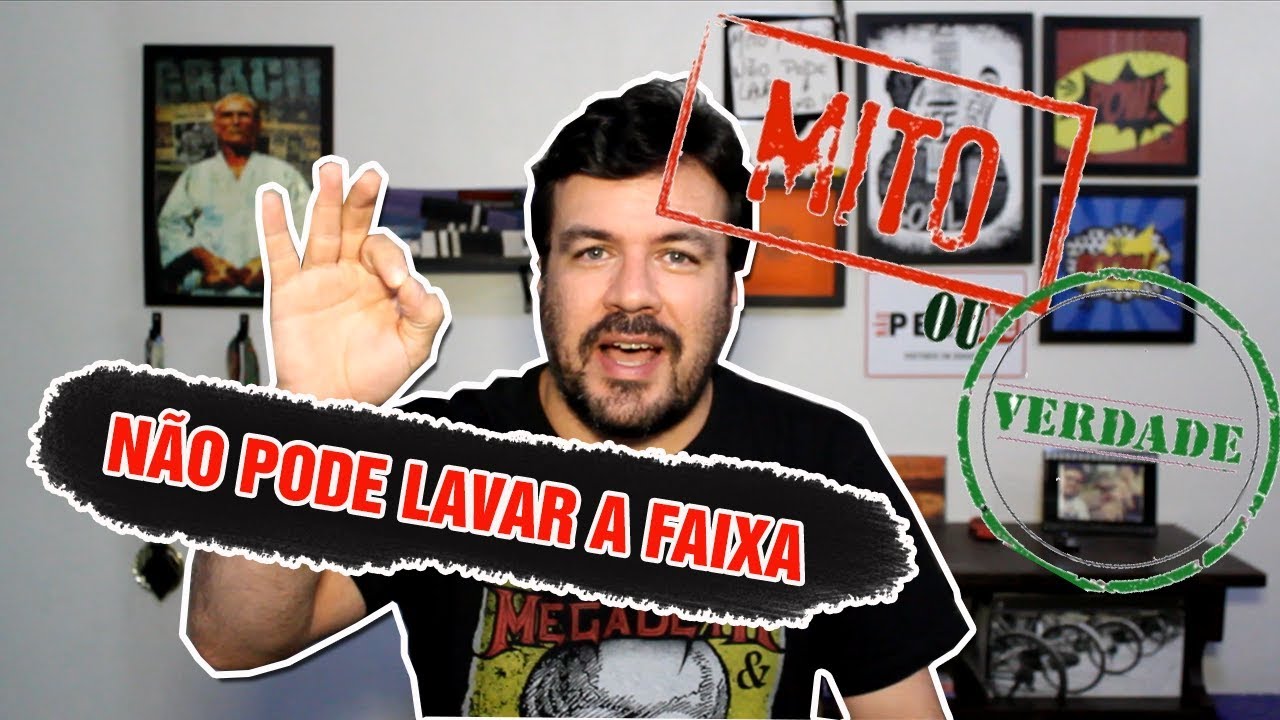 MITO OU VERDADE??  NÃO PODE LAVAR A FAIXA