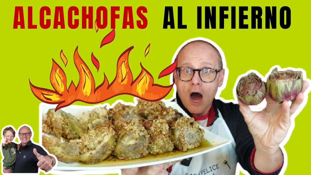 🇮🇹 Cómo preparar Alcachofas al INFIERNO. ¡RELLENAS!