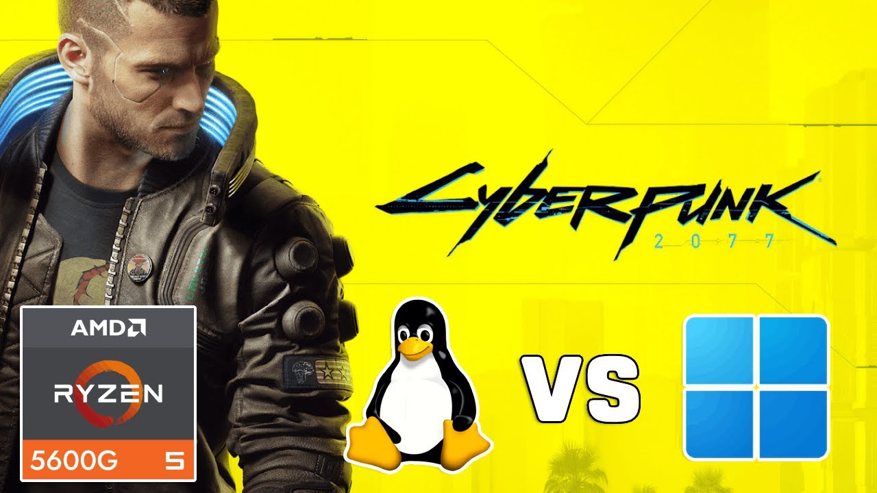 Cyberpunk 2077 | Linux VS Windows | Ryzen 5 5600G & VEGA 7 iGPU [CachyOS - Windows 11]