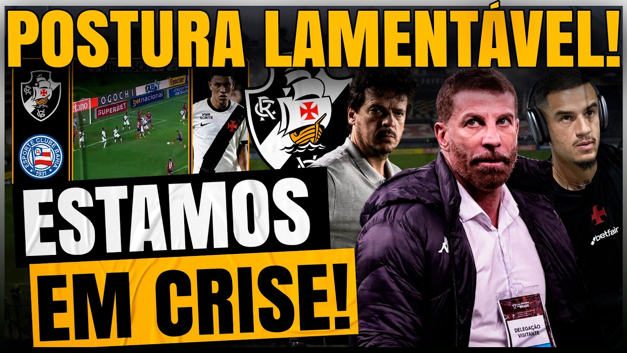 CRISE NO VASCO! TORCIDA PERDE A PACIÊNCIA, TREINADOR DISCUTE E TIME ENTRA NO Z4
