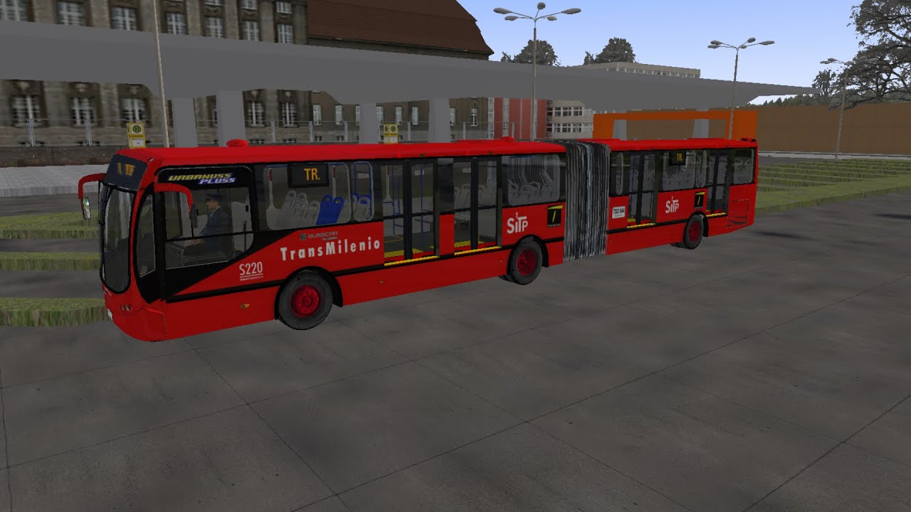 OMSI 2 - Busscar Urbanuss Pluss Scania K310IA Articulado - Transmilenio