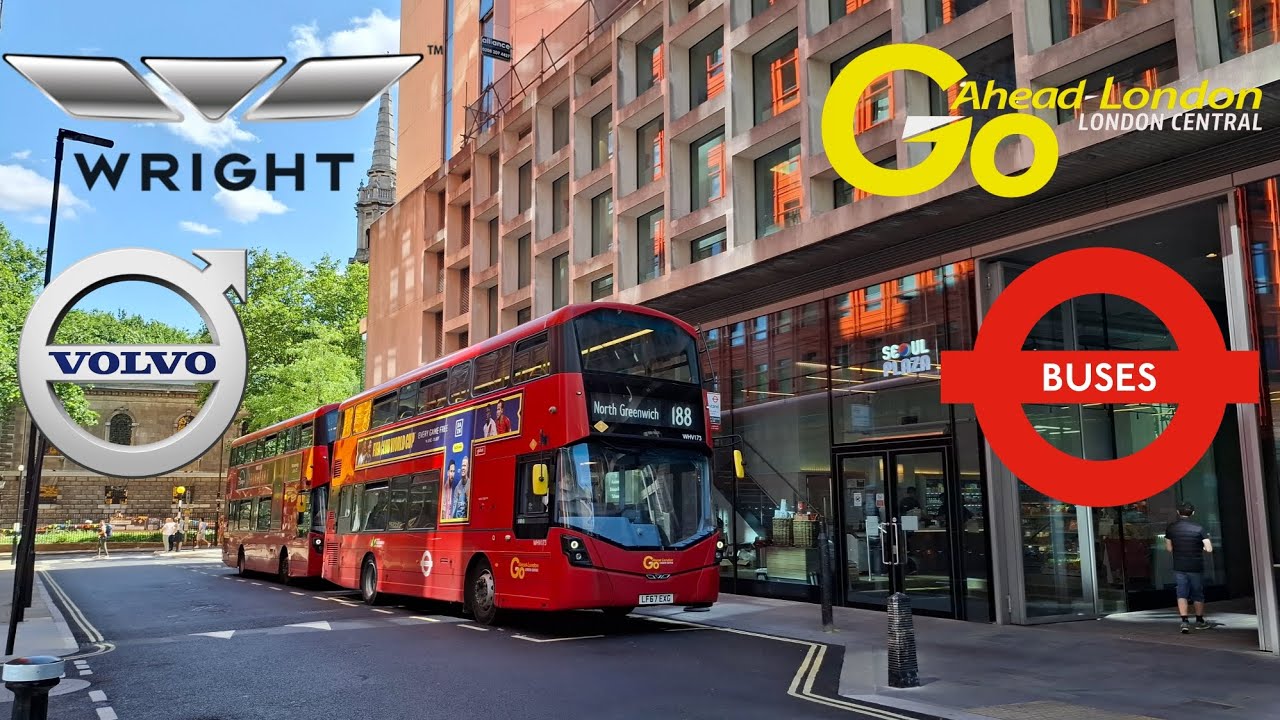 GoAhead London: 188 from Tottenham Court Road to North Greenwich Via Holborn ( Wright Gemini 3