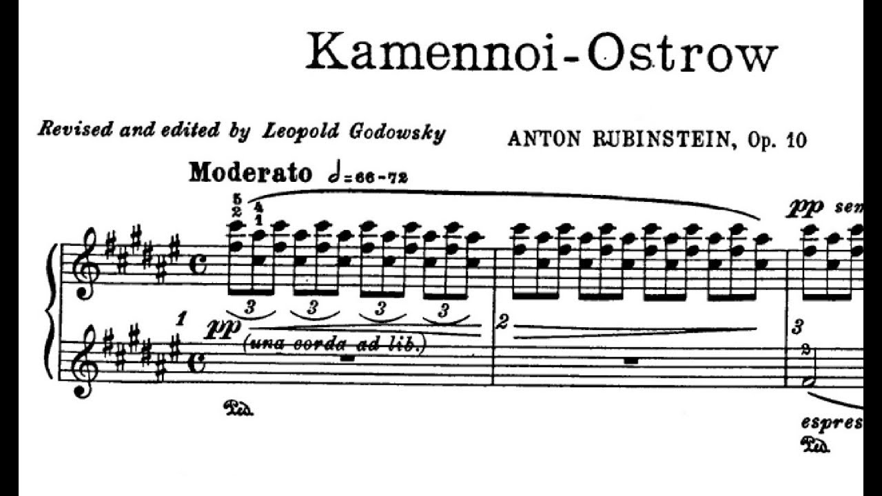 Anton Rubinstein: Kamennoi-Ostrow Op. 10 No. 22