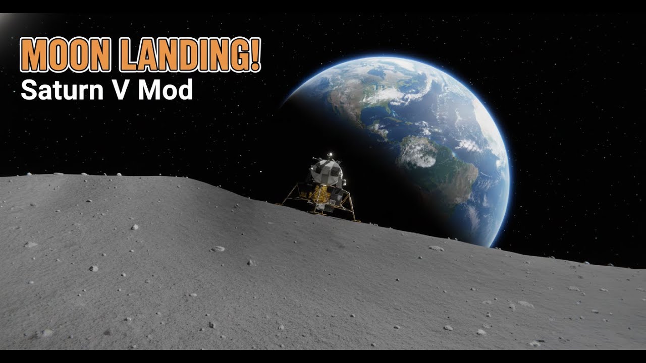 SFS Mod Review Saturn V Part Pack Launching (BR Apollo)