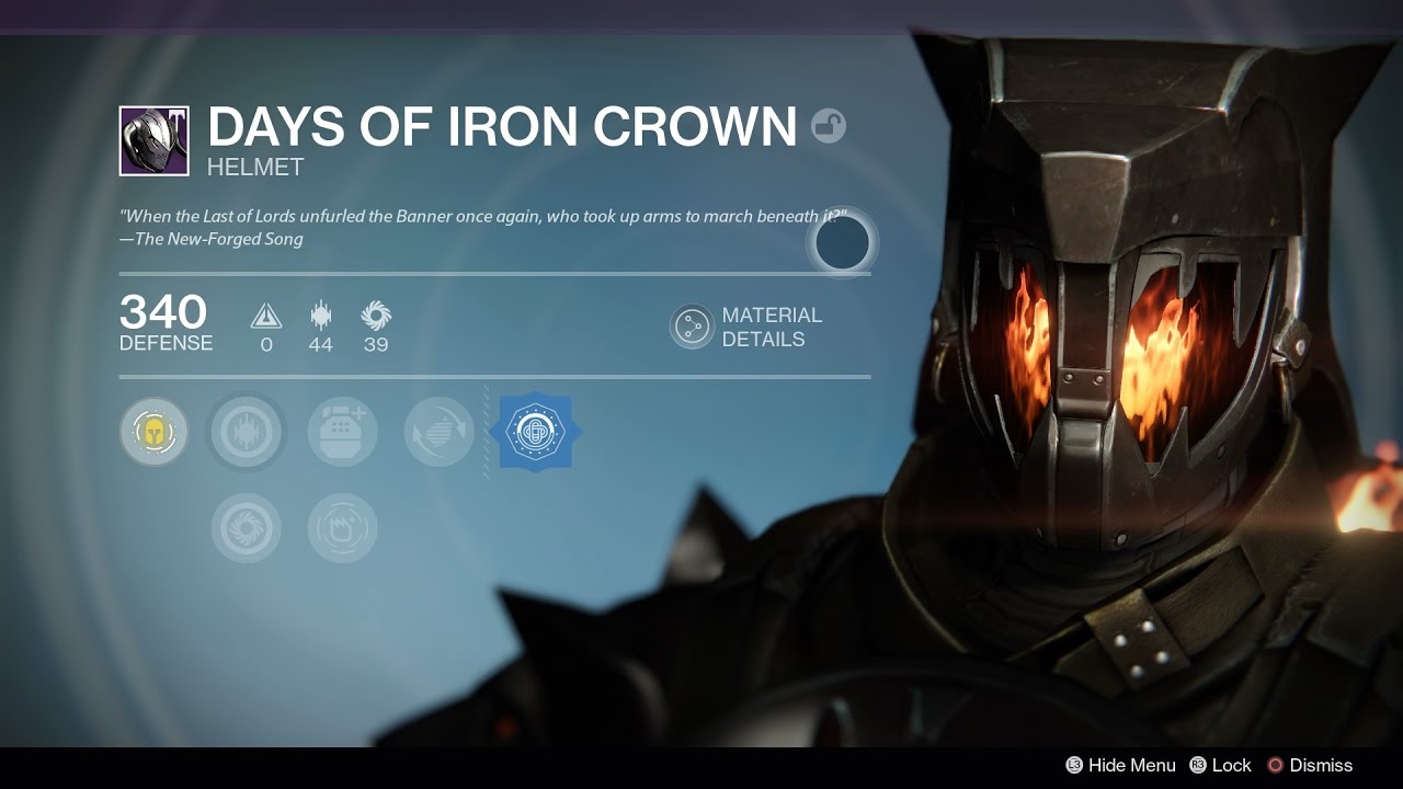 Destiny Full Days of Iron Armor Set (Titan) | Rise of Iron