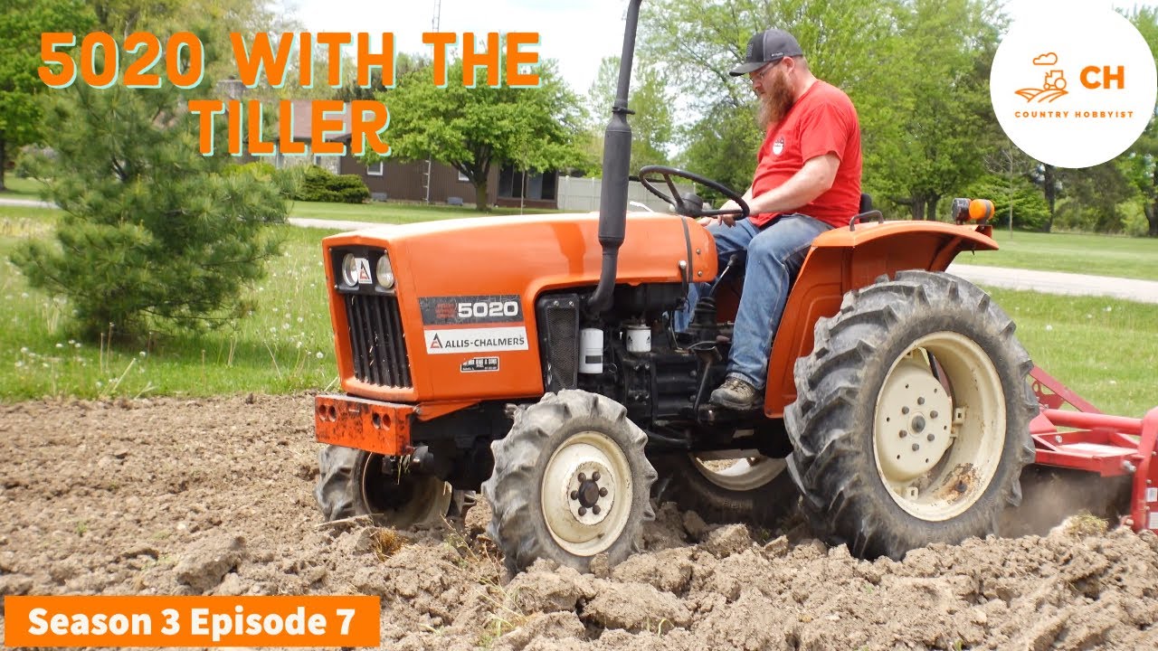 Allis Chalmers 5020 FWA Tilling Garden Countryway