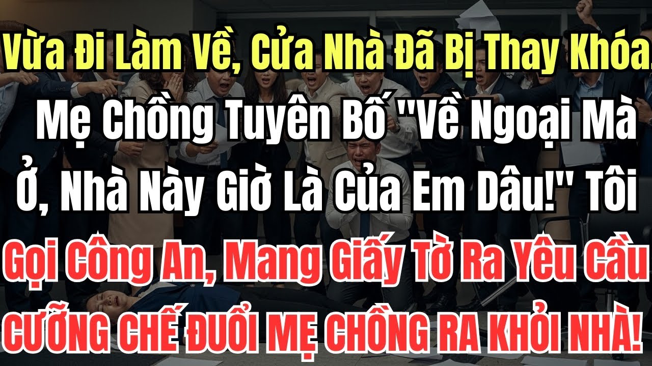Vừa Đi Làm Về, Cửa Nhà Đã Bị Thay Khóa. Mẹ Chồng Tuyên Bố 