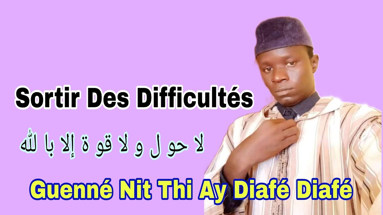 Louy Guenné Nit Thi Ay Diafé Diafé, Sortir L'Homme Des Difficultés : Mouhamadou Diakhaté