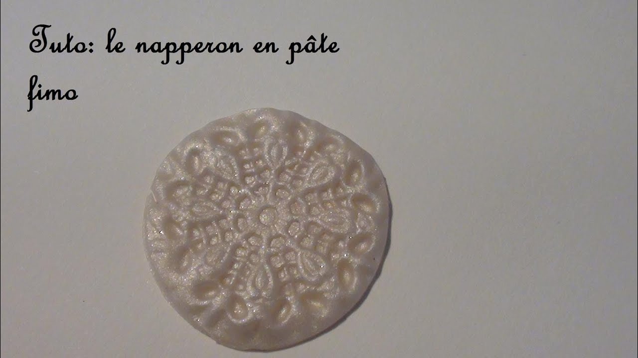 [TUTO] Le napperon en pâte fimo