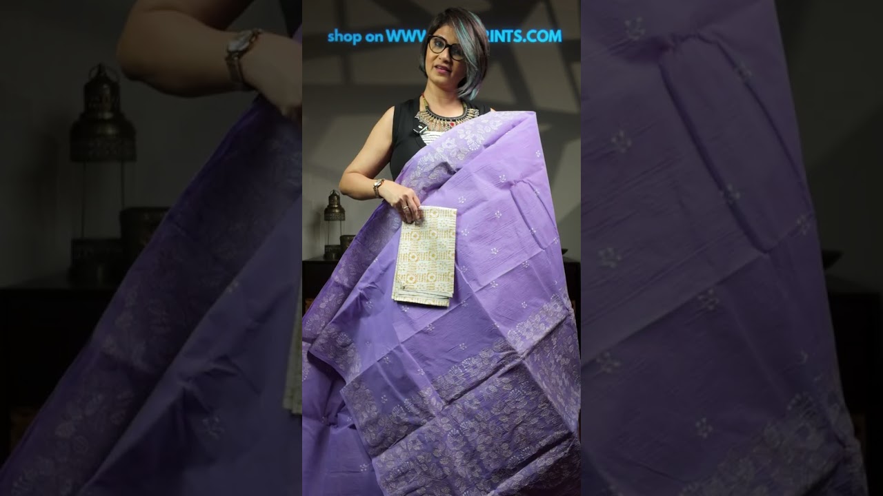 Cotton Kantha express/Supreme quality saree create magic on you/whatsApp to 98315 75641 