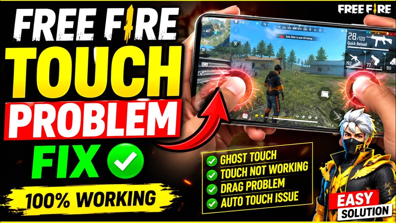 Free Fire Touch Lag Fix For All Android | FF Touch Lag & Ghost Touch Fix&rdquo;