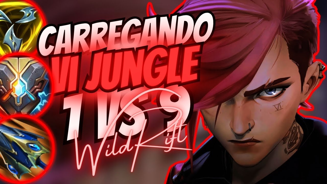 O VERDADEIRO 1V9 DE VI - GAMEPLAY INSANA DE WILD RIFT