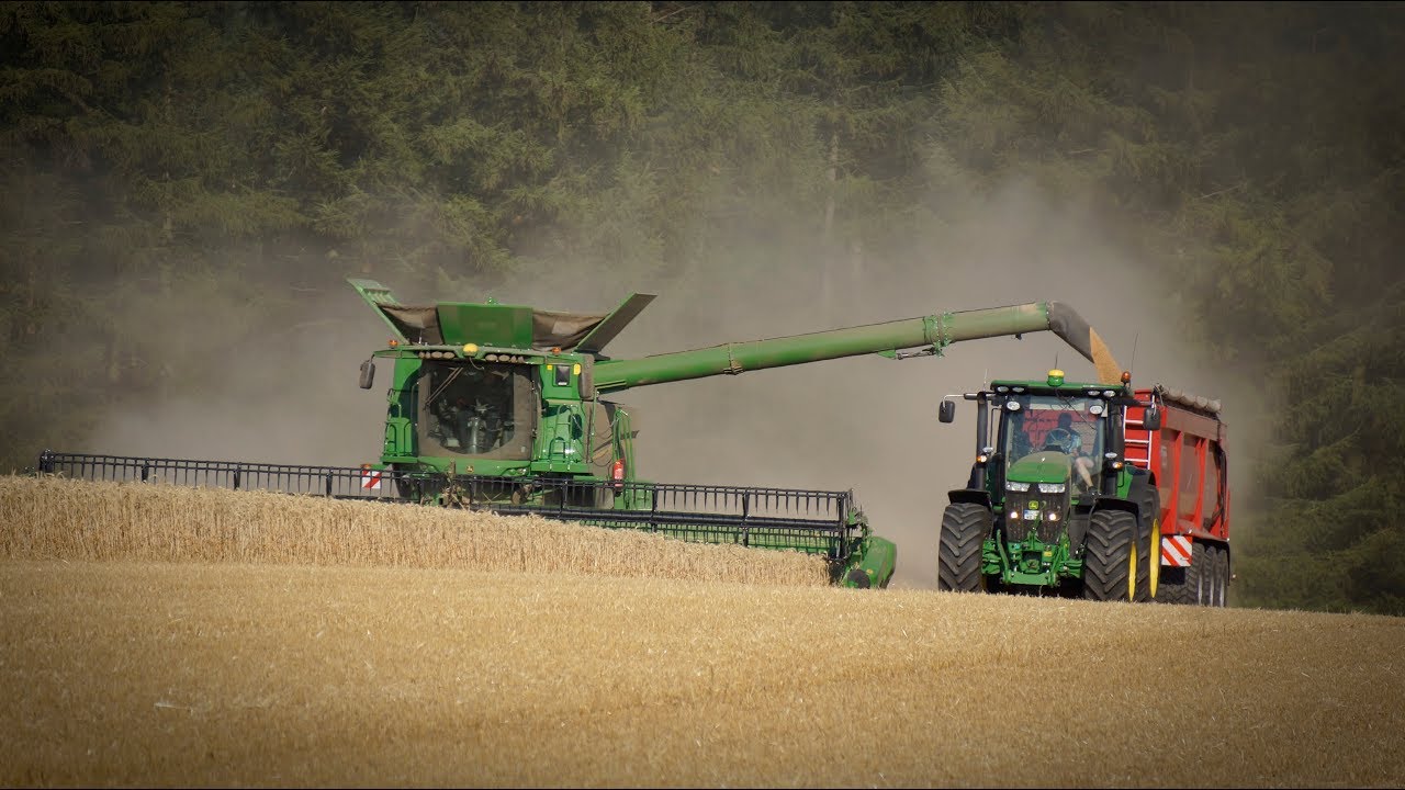 Getreideernte 2018 | John Deere S690i & John Deere S790i
