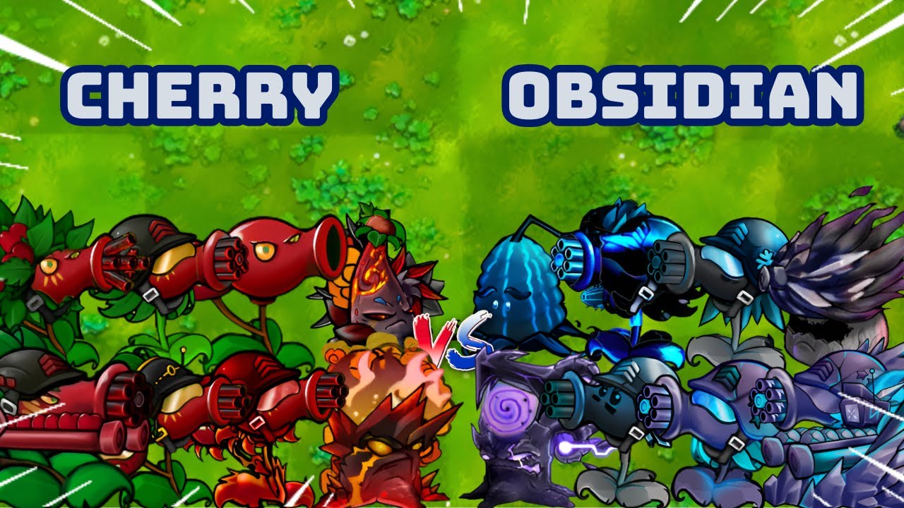 PvZ1 Fusion 3.1 Challenges!!! Team Cherry Bomb Vs Team Obsidian | Who Will Win???