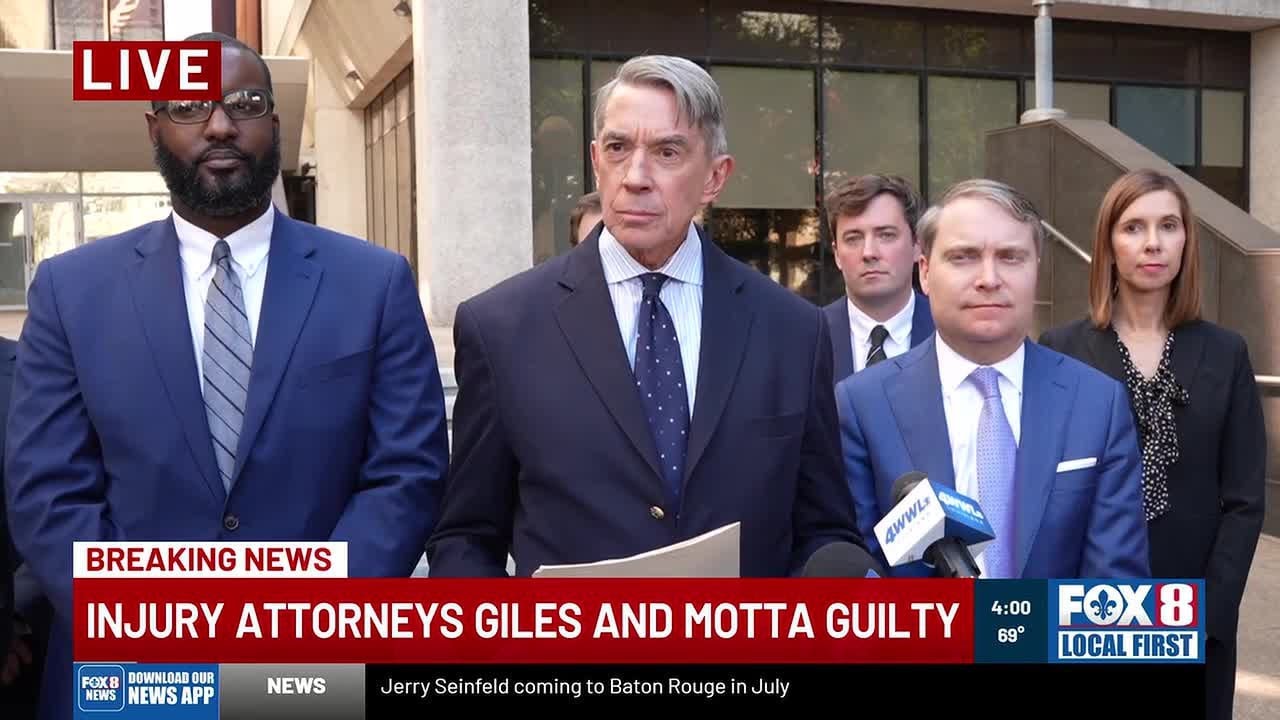 Federal jury convicts New Orleans attorneys in staged 18-wheeler crash fraud trial