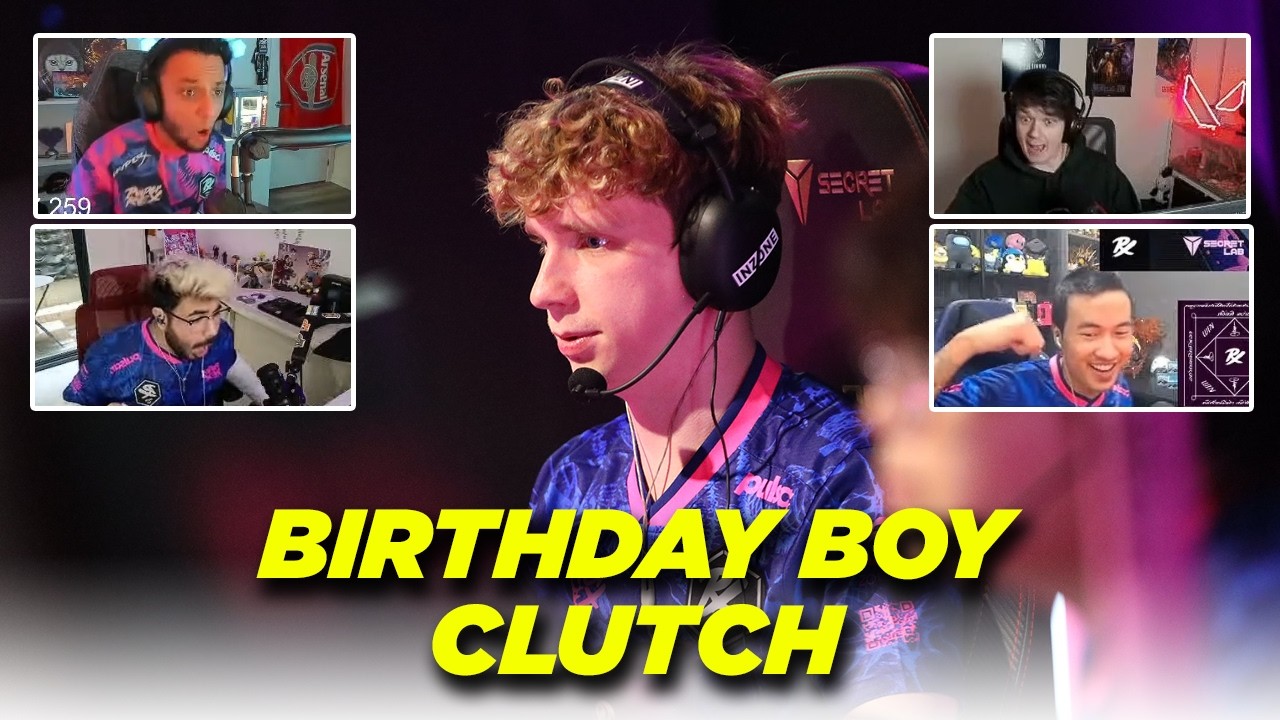 STREAMERS REACTION TO PRX SOMETHING TRIPLE KILL CLUTCH