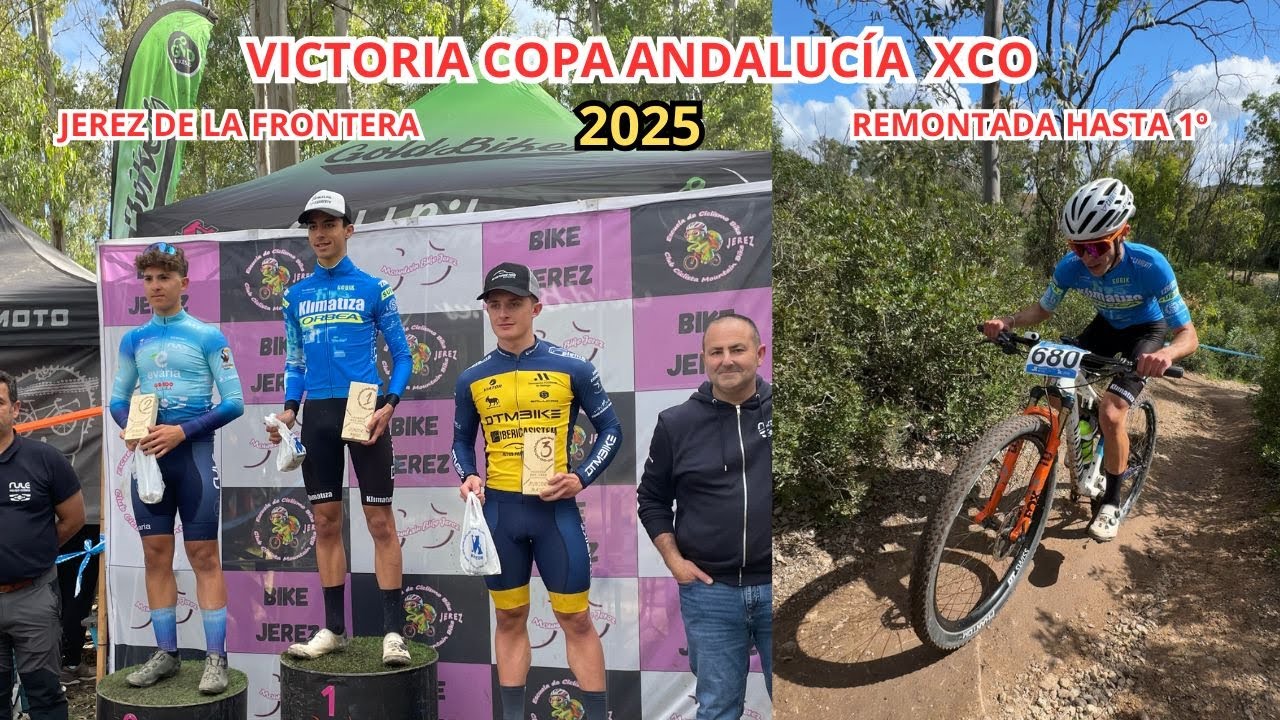 🥇 VICTORIA COPA ANDALUCÍA XCO JEREZ 2025 | REMONTADA HASTA PRIMER PUESTO | START LAP + 1ª VUELTA