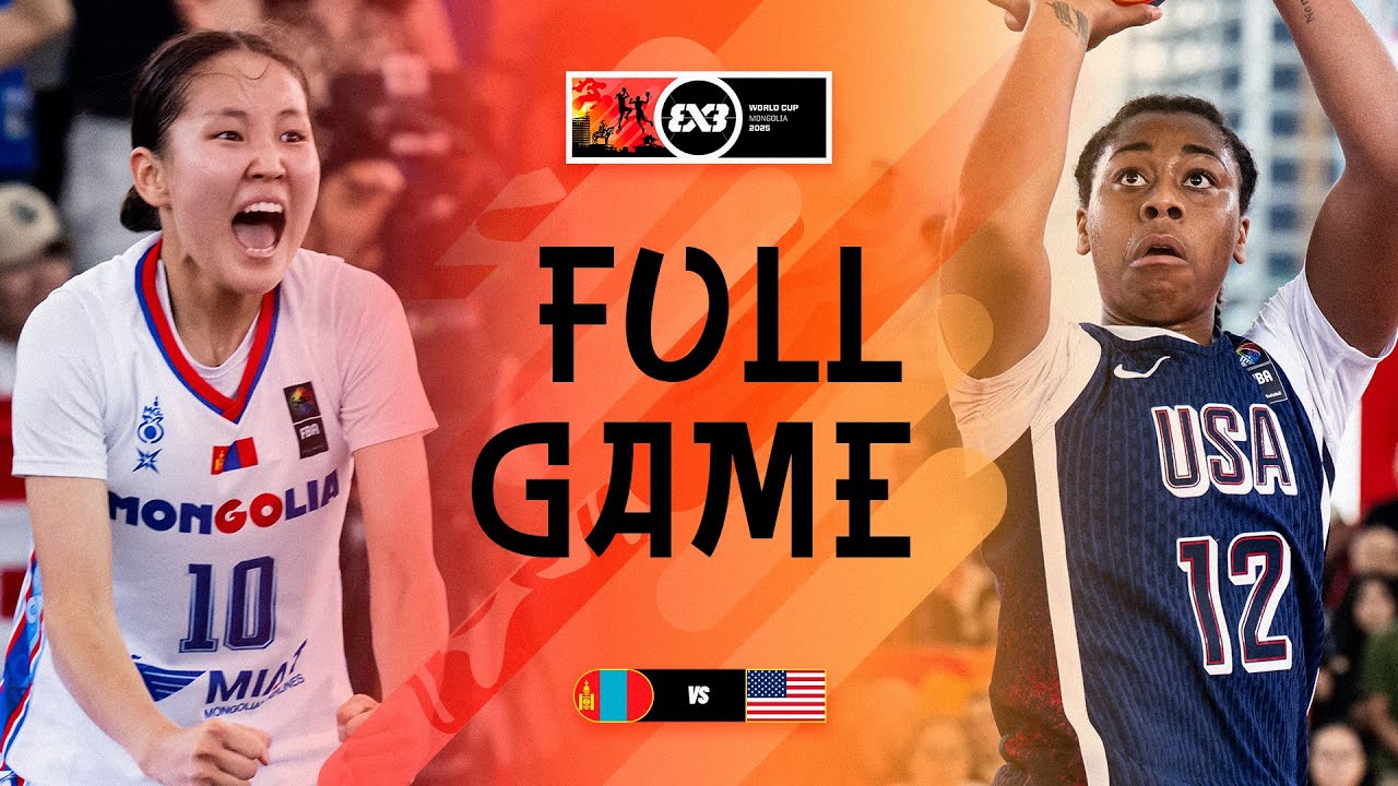 Mongolia 🇲🇳 v USA 🇺🇸 | Women | Full Quarter-Finals game | FIBA 3x3 World Cup 2025 | 3x3 Basketball