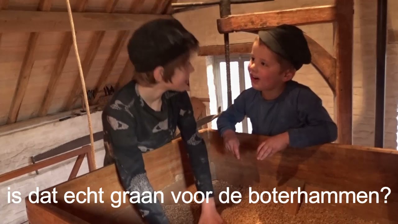 de watermolen kijken door het oog van