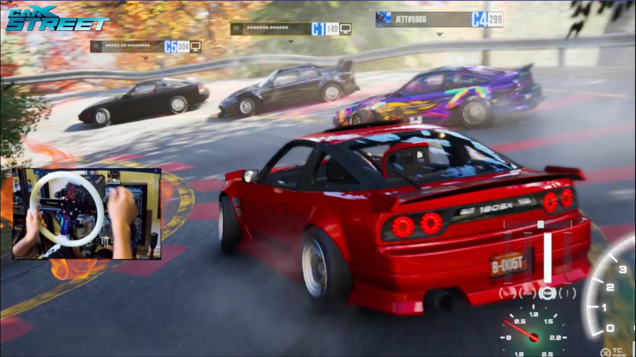 CarX Street Xbox Series X - NEW Drift Car Pack On Steering Wheel Online...