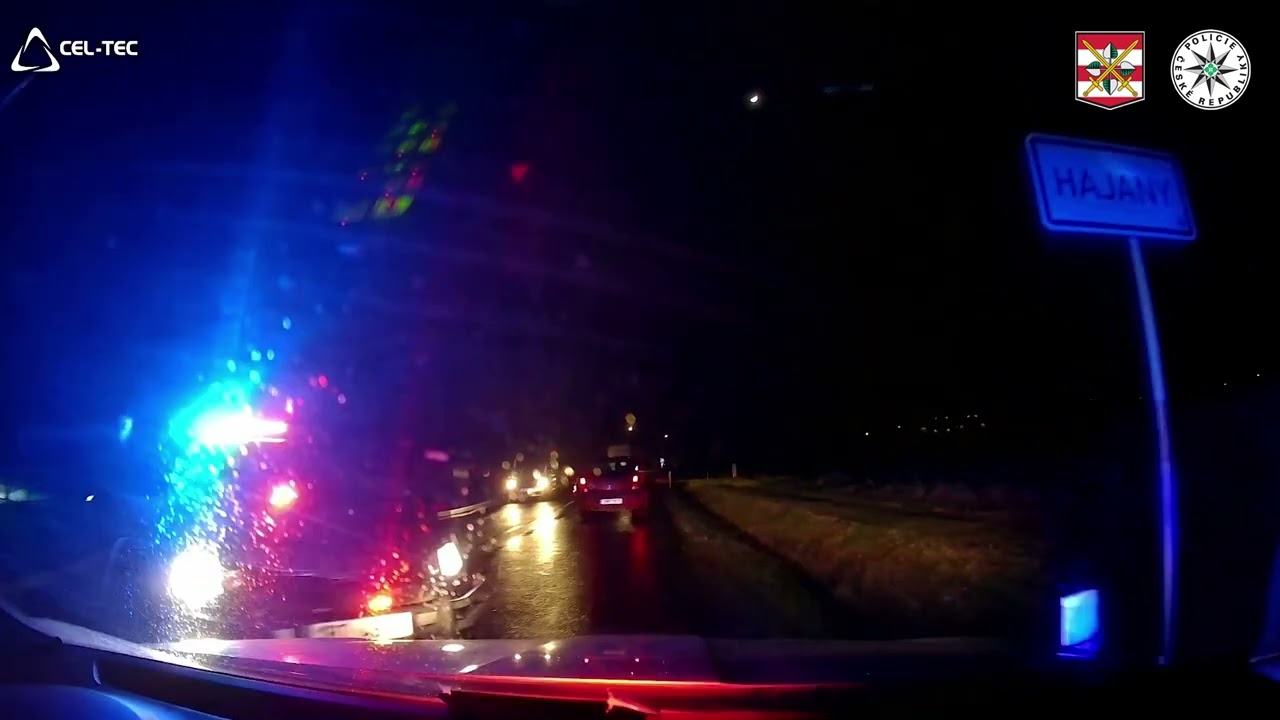 Policie ČR: Pronásledování vozidla
