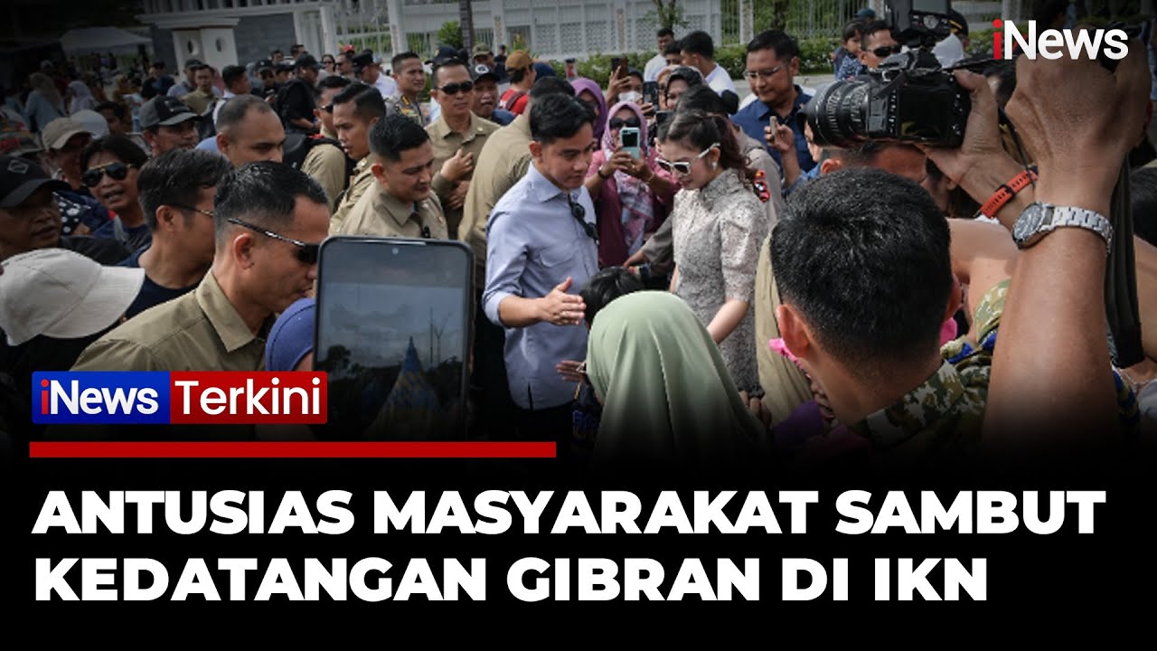 Tiba di IKN, Wapres Gibran Langsung Diserbu Ratusan Pengunjung