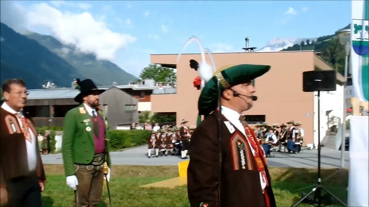 70.Ötztaler Schützenbataillonsfest in Ötz am 24.7.2022/270 Jahre Schützenkompanie Ötz Frontabschneit