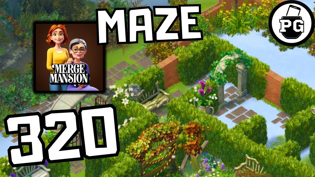 67% of Maze Area Is Done ! 🏡 Merge Mansion - Gameplay Walkthrough |Part 320|